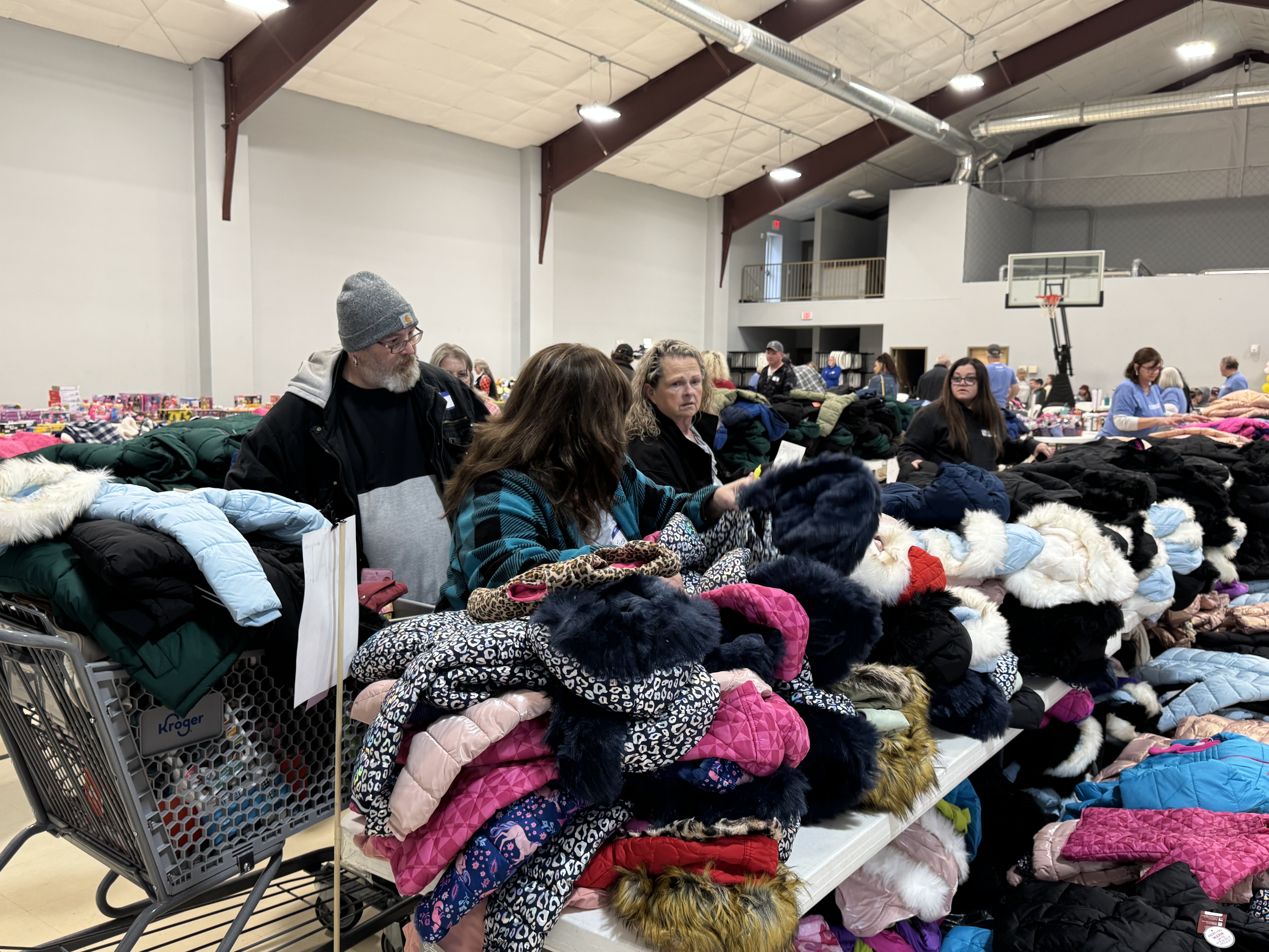 Our winter coat distribution event brought warmth and smiles! So many gathered to find comfort and care in selecting a cozy coat.
